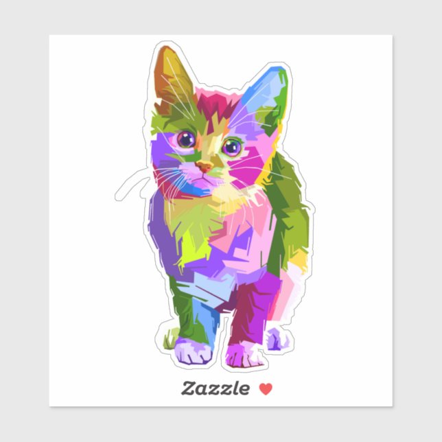 Rainbow-hued Kitten  (Sheet)