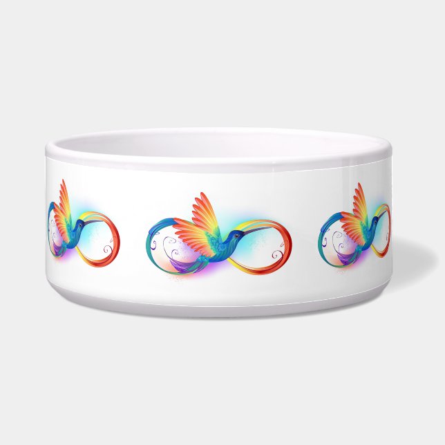 Rainbow Hummingbird with Infinity symbol (Front)