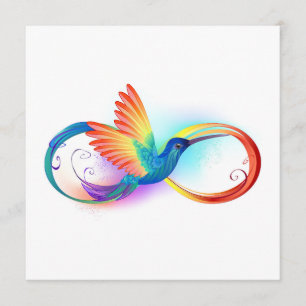 Rainbow Hummingbird with Infinity symbol Program