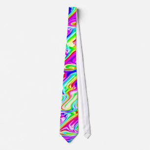 Rainbow Hurricane Bold Multi-Colour Tie