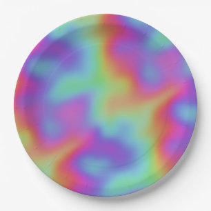 rainbow hypercolor neo : paper plate
