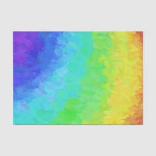 Rainbow Icy Tissue Paper