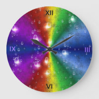 rainbow in elephant skin leather optik & raindrops