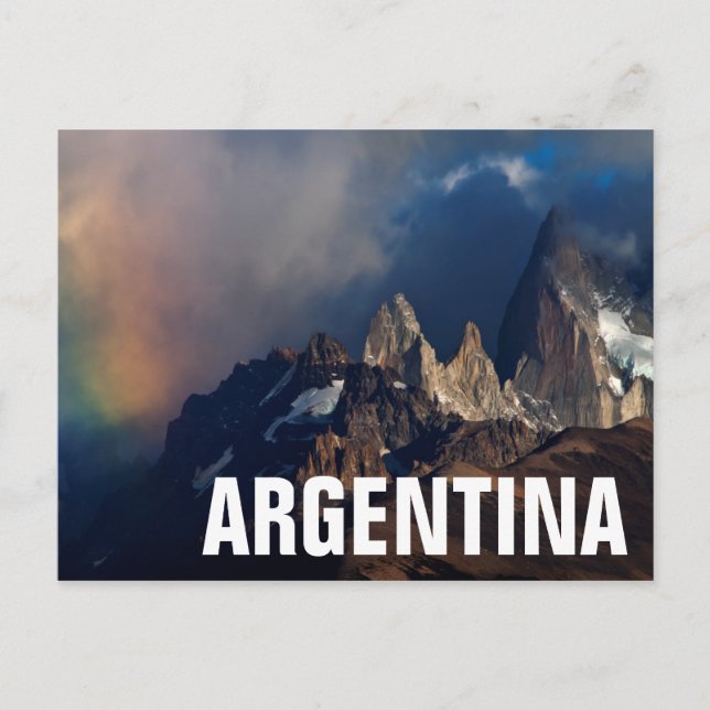 Rainbow In The Andes Postcard (Front)