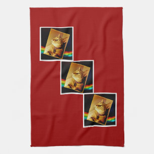 Rainbow Indigo Kitchen Towel