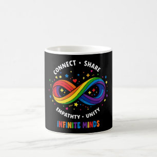 Rainbow Infinity Neurodiversity Symbol - Infinite Coffee Mug