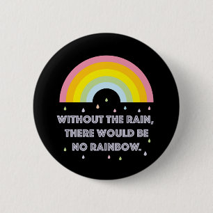 Rainbow Inspirational and Motivational Quote 2 Inch Round Button