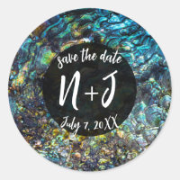 Rainbow Iridescent Abalone Sea Shell Wedding