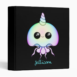 Rainbow Jellicorn 1" 3 Ring Binder