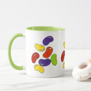Rainbow Jelly Beans Easter Candy Confection Mug