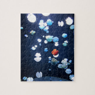 Rainbow Jelly Fish  Monogram Puzzle