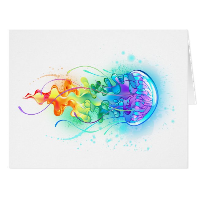 Rainbow jellyfish (Front Horizontal)