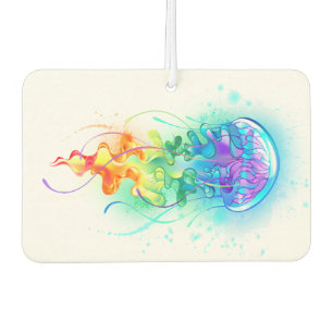 Rainbow jellyfish air freshener