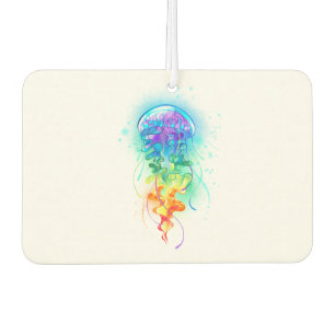 Rainbow jellyfish air freshener