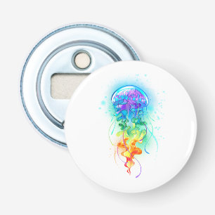 Rainbow jellyfish bottle opener