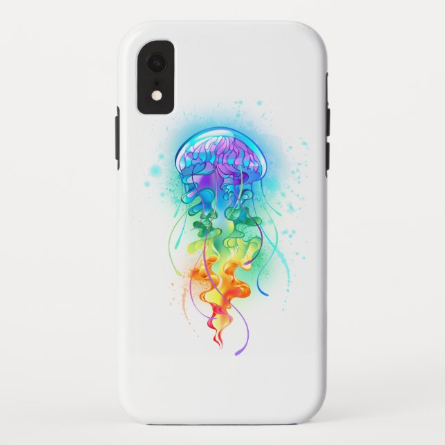 Rainbow jellyfish Case-Mate iPhone case (Back)