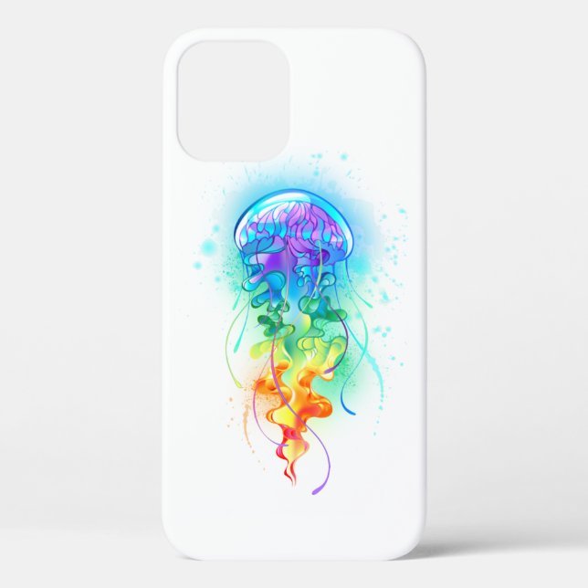 Rainbow jellyfish Case-Mate iPhone case (Back)