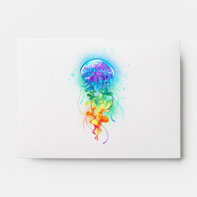 Rainbow jellyfish envelope (Front)