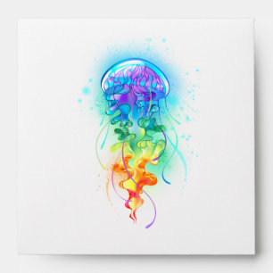 Rainbow jellyfish envelope