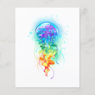 Rainbow jellyfish flyer