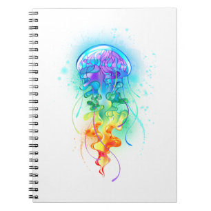 Rainbow jellyfish notebook