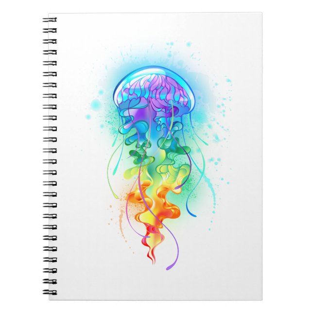 Rainbow jellyfish notebook (Front)