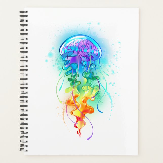Rainbow jellyfish planner (Front)