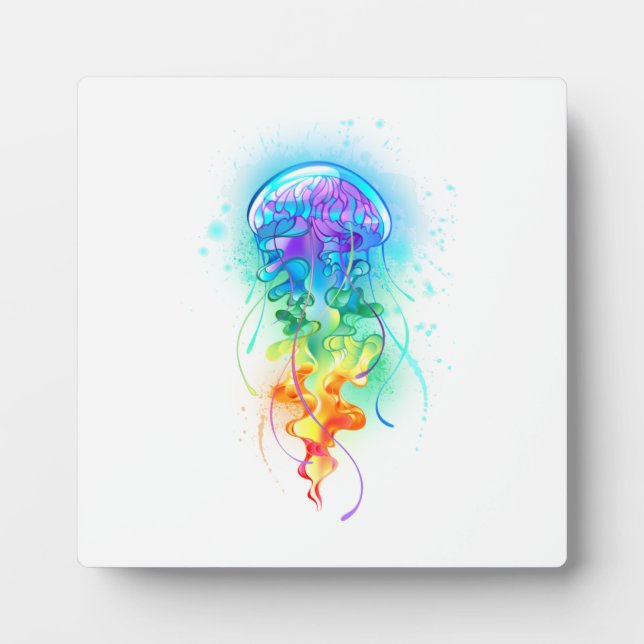 Rainbow jellyfish plaque (Front)