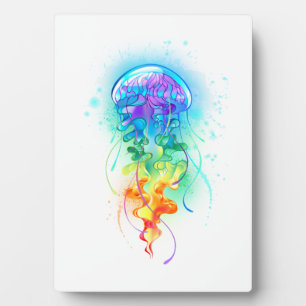Rainbow jellyfish plaque