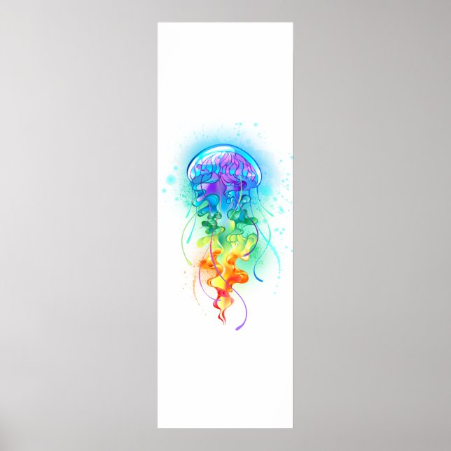 Rainbow jellyfish poster (Front)