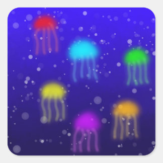 Rainbow Jellyfish Sticker