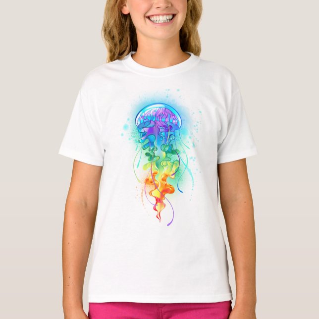 Rainbow jellyfish T-Shirt (Front)