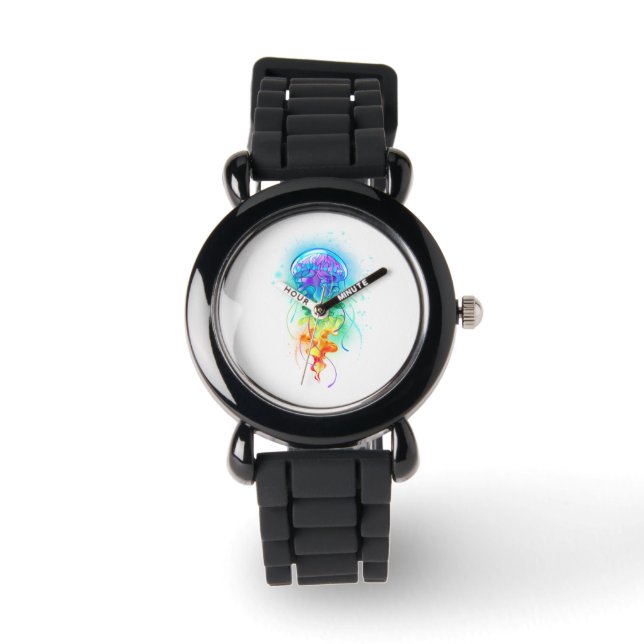 Rainbow jellyfish watch (Front)