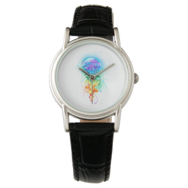 Rainbow jellyfish watch (Front)