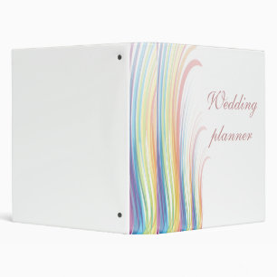 Rainbow Joy Wedding Planner Binder