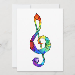 Rainbow key key key holiday card