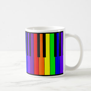 Rainbow Keyboard Coffee Mug