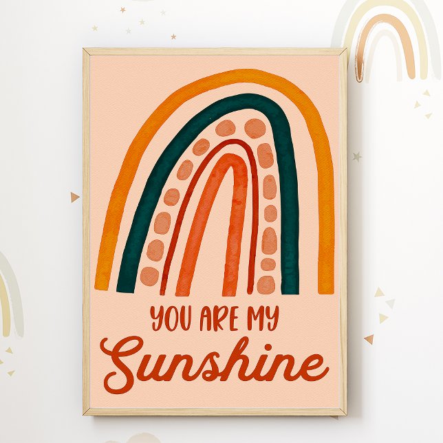 Rainbow Kids Room Poster Cute Nursery Print (Creator Uploaded)
