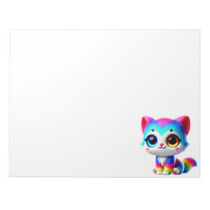 Rainbow Kitten Notepad