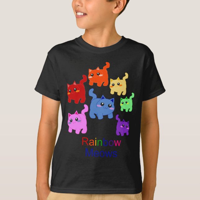 Rainbow kittens! T-Shirt (Front)