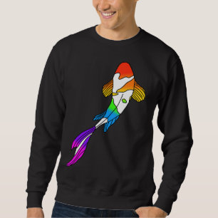 Rainbow Koi Fish Sweatshirt