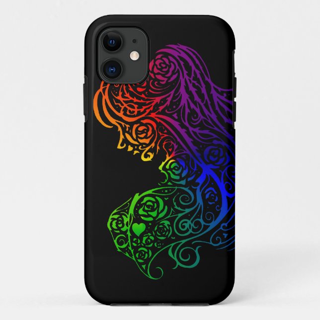 Rainbow Lady iPhone Case (Back)