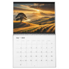 Rainbow Landscapes Calendar