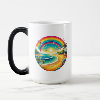 Rainbow Large Morphing Magic Mug