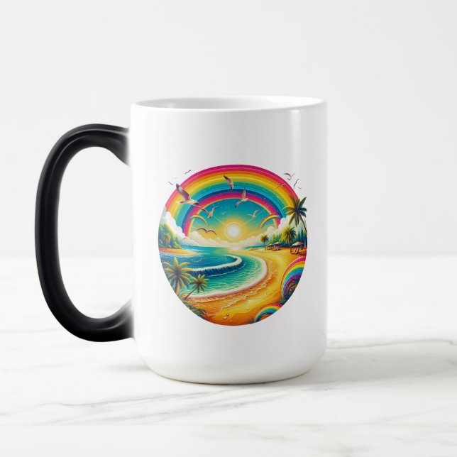 Rainbow Large Morphing Magic Mug (Left)