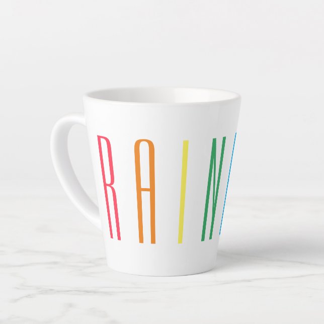 RAINBOW Latte Mug (Angle gauche)