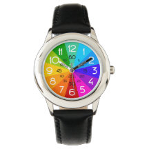 Rainbow Learn to Tell Time Kids Watch