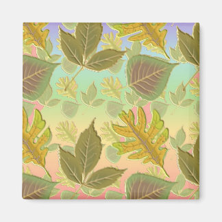 Rainbow Leaves Magnet