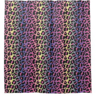 Rainbow Leopard Animal Print Pattern