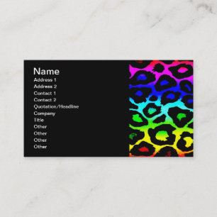 rainbow_leopard_print-altered business card